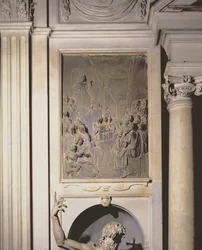 St. Anthony Preaching, relief från Salviati-kapellet (brons)